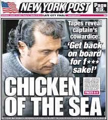 Captain Coward - Schettino - Chicken of the Seas